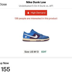 Nike Dunk in High Demand